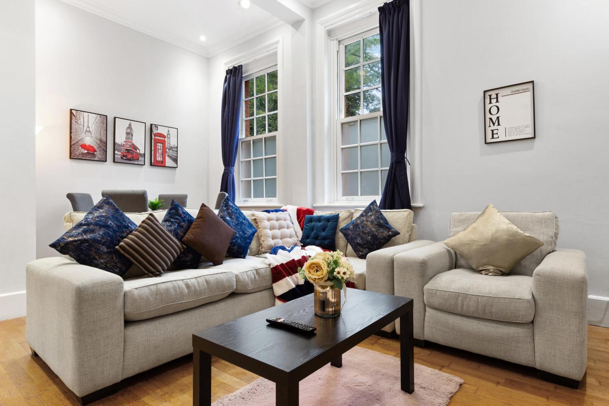 Apartment 3br Apartment-regents Park-baker Street-lords Cricket Ground Mb1 London