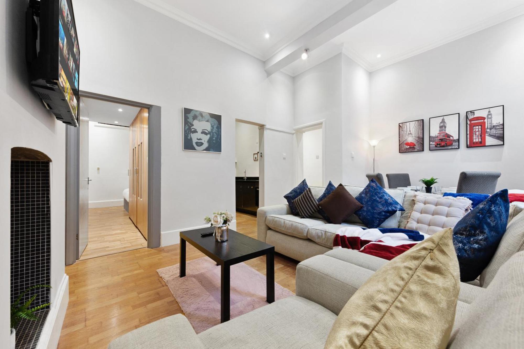 Apartment 3br Apartment-regents Park-baker Street-lords Cricket Ground Mb1 London