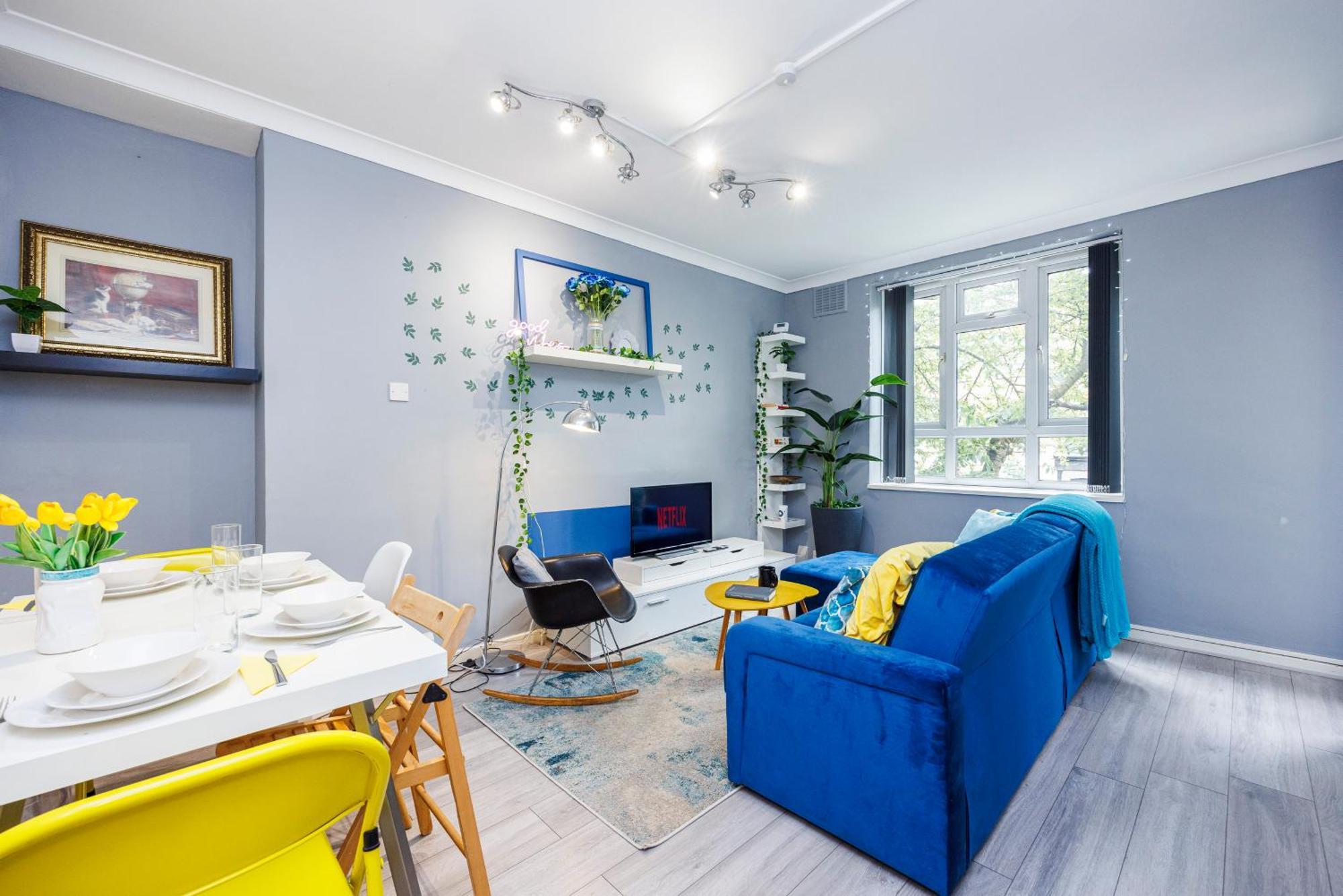 Spacious 2-bedroom With Terrace, Garden Views & Free Wifi Near Olympic Stadium London