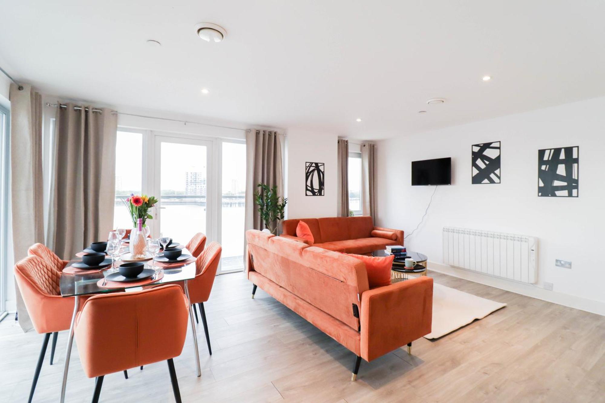 Apartment Serene 2-bedroom By The River London