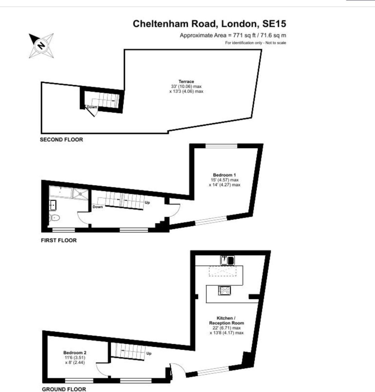 Charming 2 Bed House - Roof Terrace & Parking Holiday home