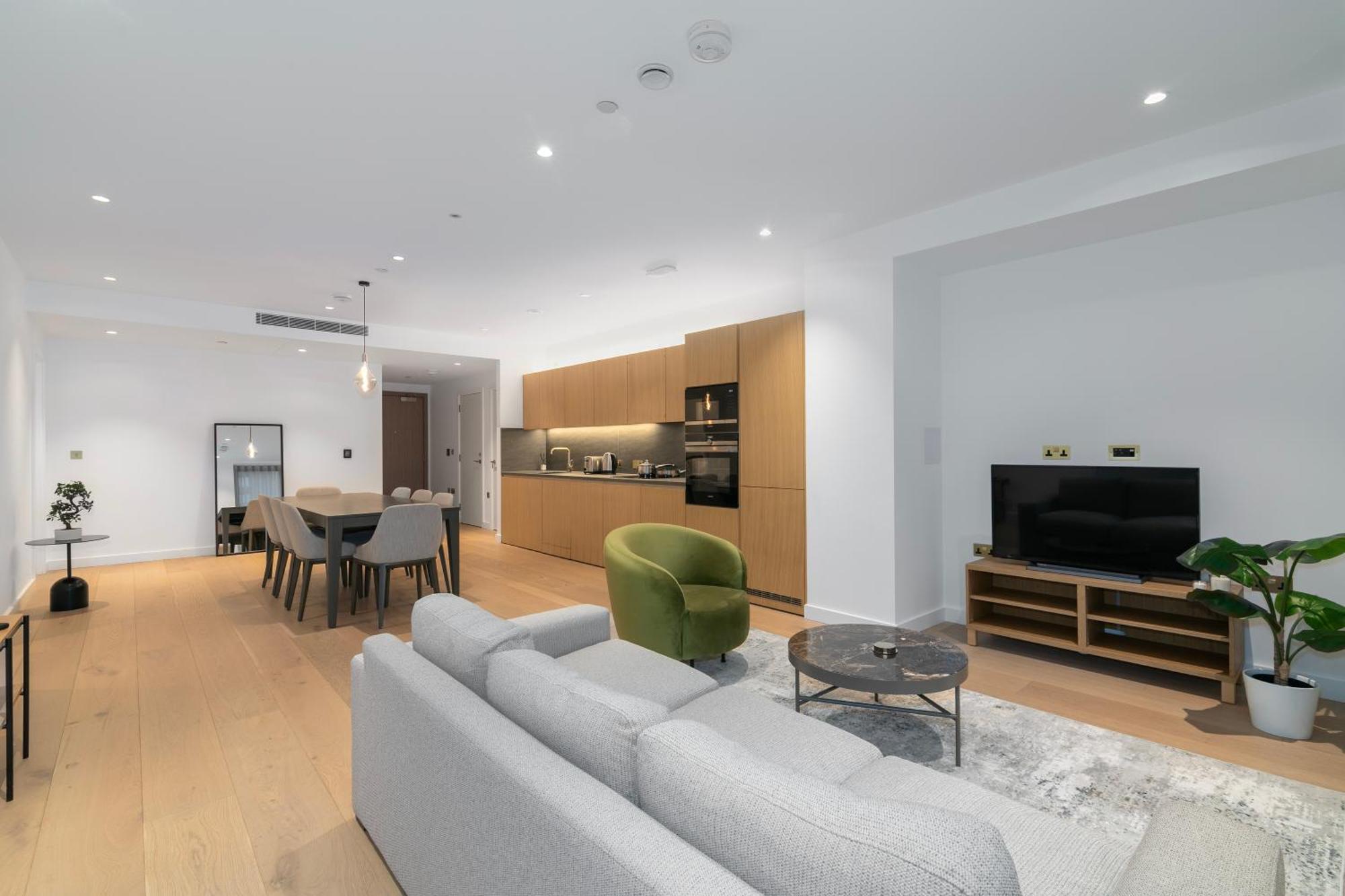 Apartment Kings Cross - Luxury 3 Bed Apartment, Private Balcony London