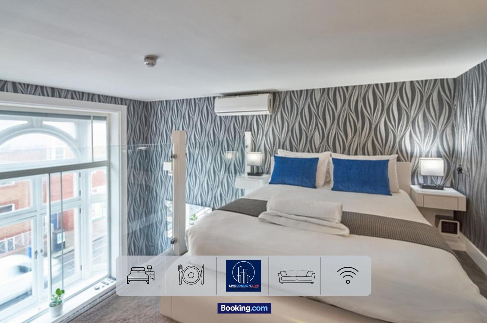 Appartement Last-minute Escape L Sleeps Up To 3 L Spectacular By Live Short Lets & Serviced Londen