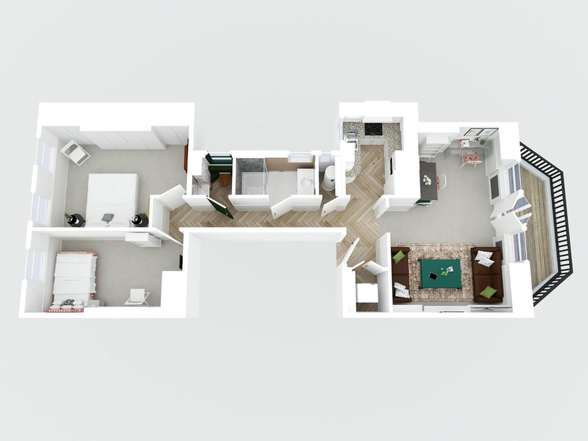 The Baby's Breath 2 Bedroom With Patio In Chelsea Londen