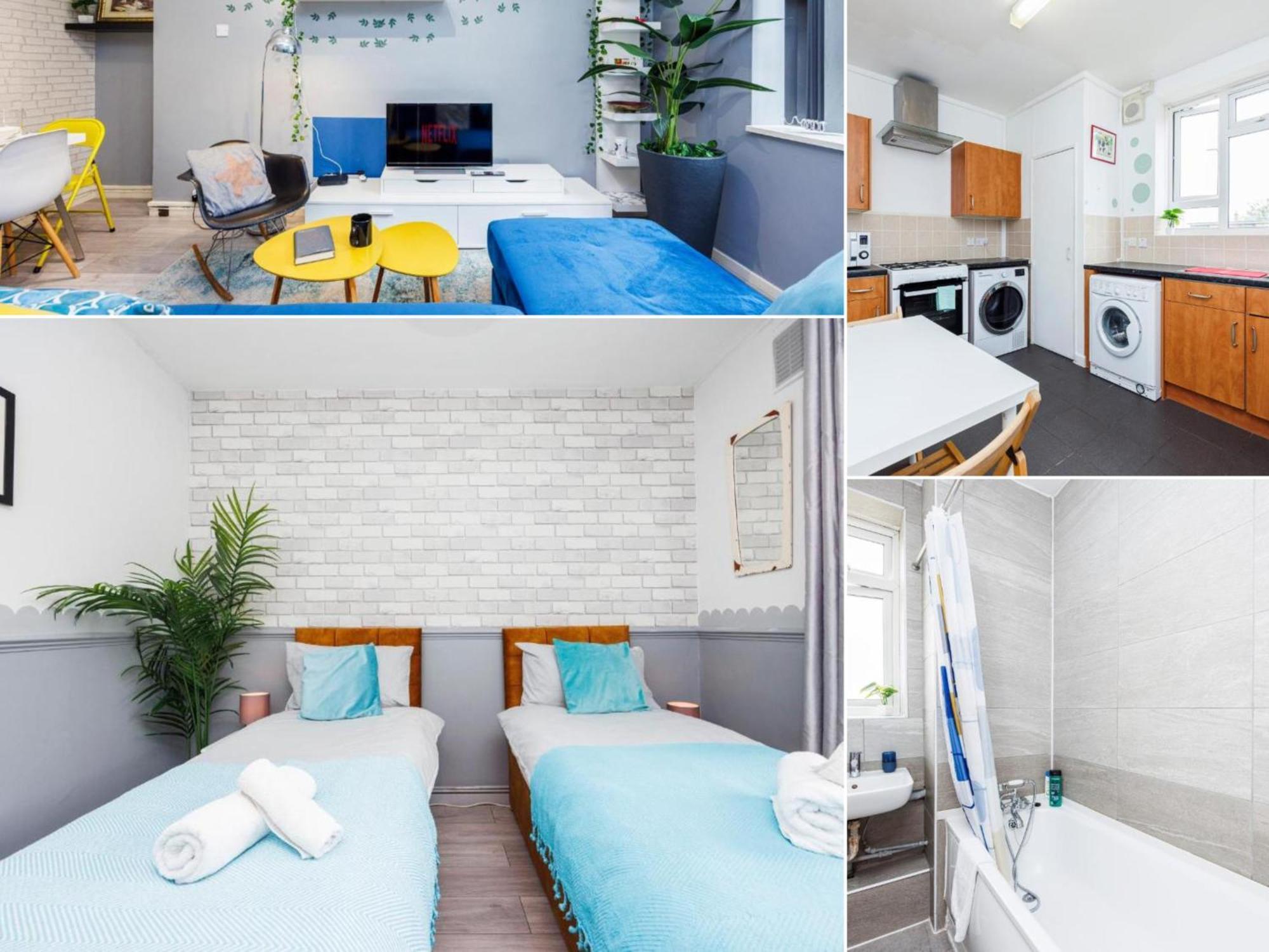Spacious 2-bedroom With Terrace, Garden Views & Free Wifi Near Olympic Stadium London