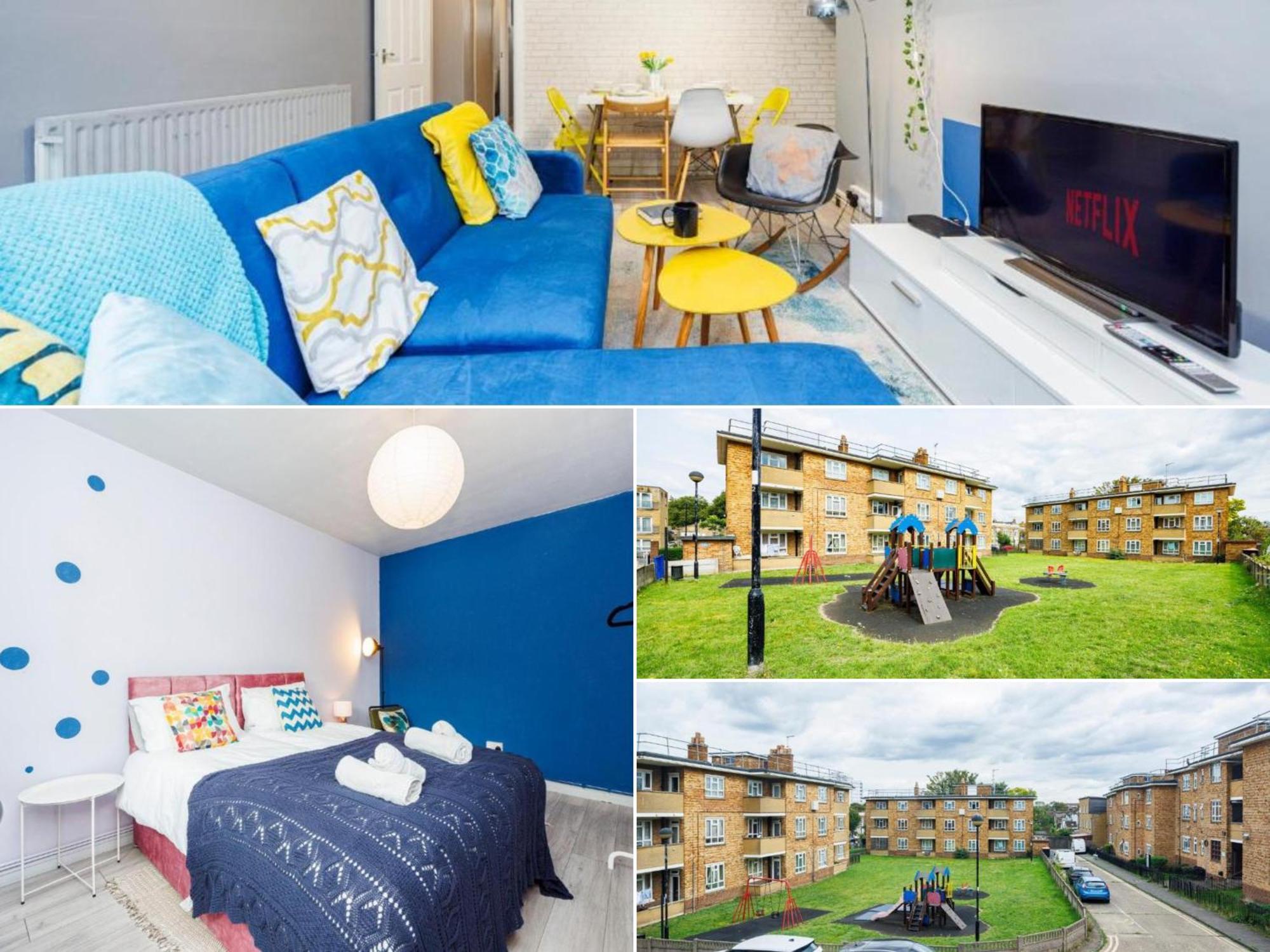 Spacious 2-bedroom With Terrace, Garden Views & Free Wifi Near Olympic Stadium
