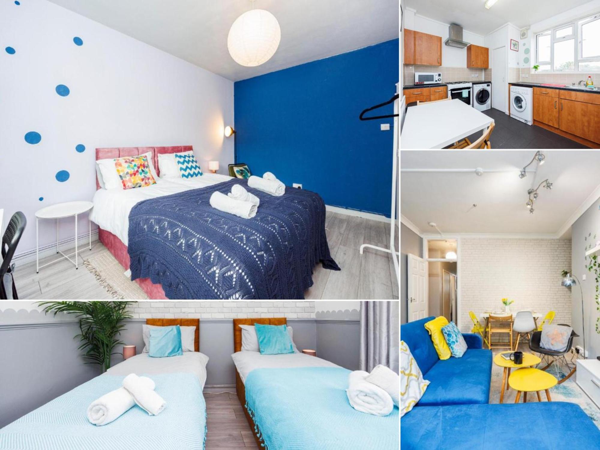 Apartment Spacious 2-bedroom With Terrace, Garden Views & Free Wifi Near Olympic Stadium London
