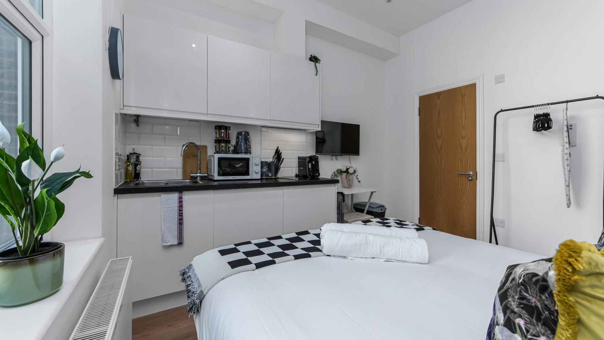 Apartment Charming Petite In With Kitchenette