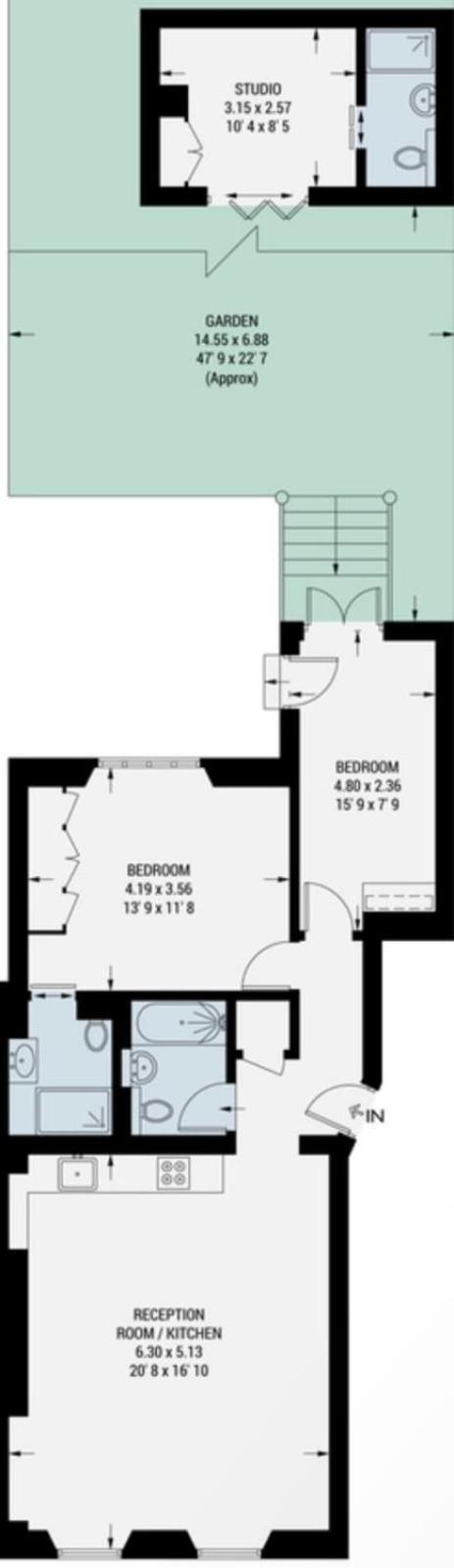 Huge 3 Beds 3 Baths By The Park