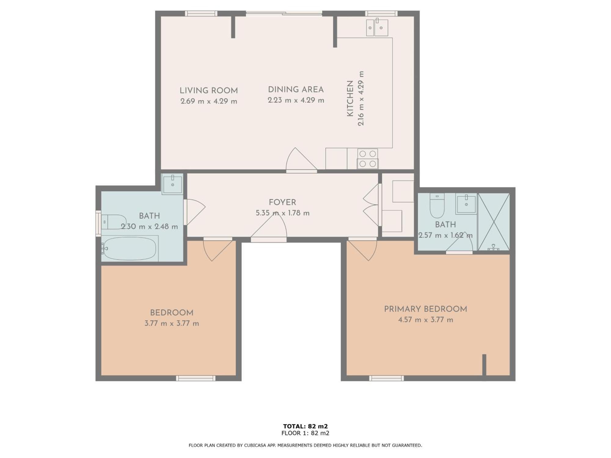 Apartamento Newly Refurbished 2 Bed With Fantastic View