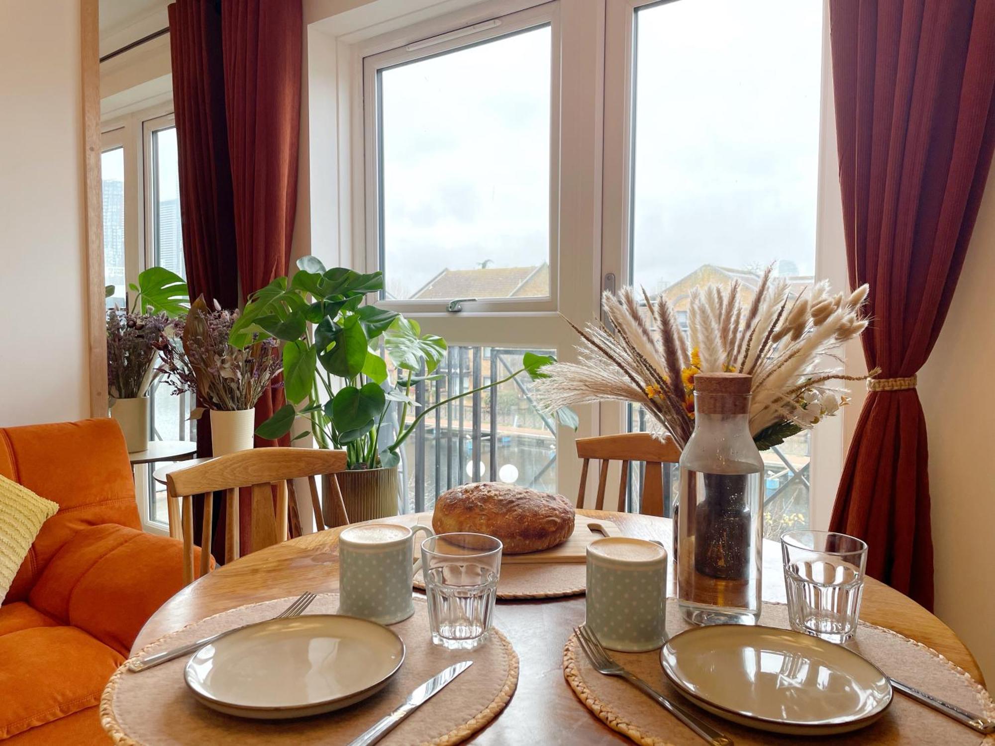 Accommodatie bij particulieren Canary Wharf Waterside Flat *