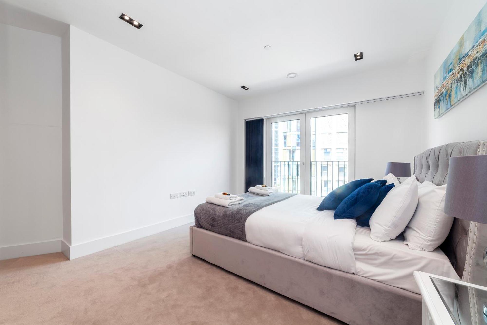 Apartment Stylish 2bdr Flat, Comm Garden I Smarthost