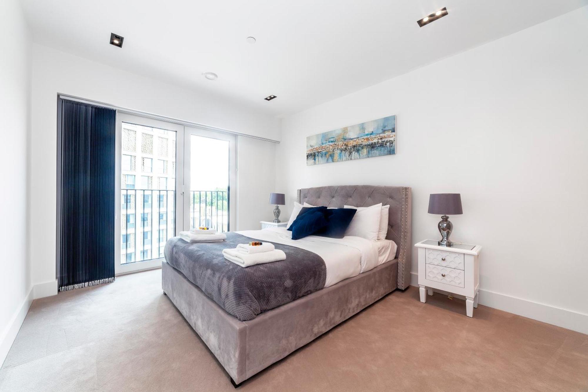 Apartment Stylish 2bdr Flat, Comm Garden I Smarthost *