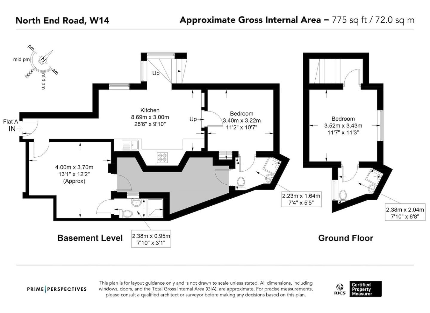 3 Bed 3 Bathroom Flat In Kensington A Appartement