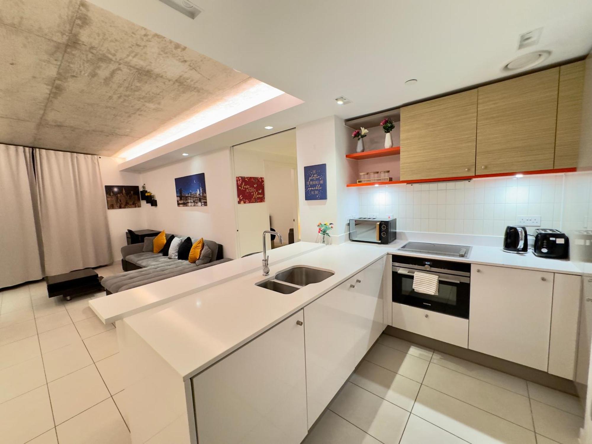 Appartement Excel Cosy With Balcony & River View Close To O2 Arena, Cable Car, Hall Londen