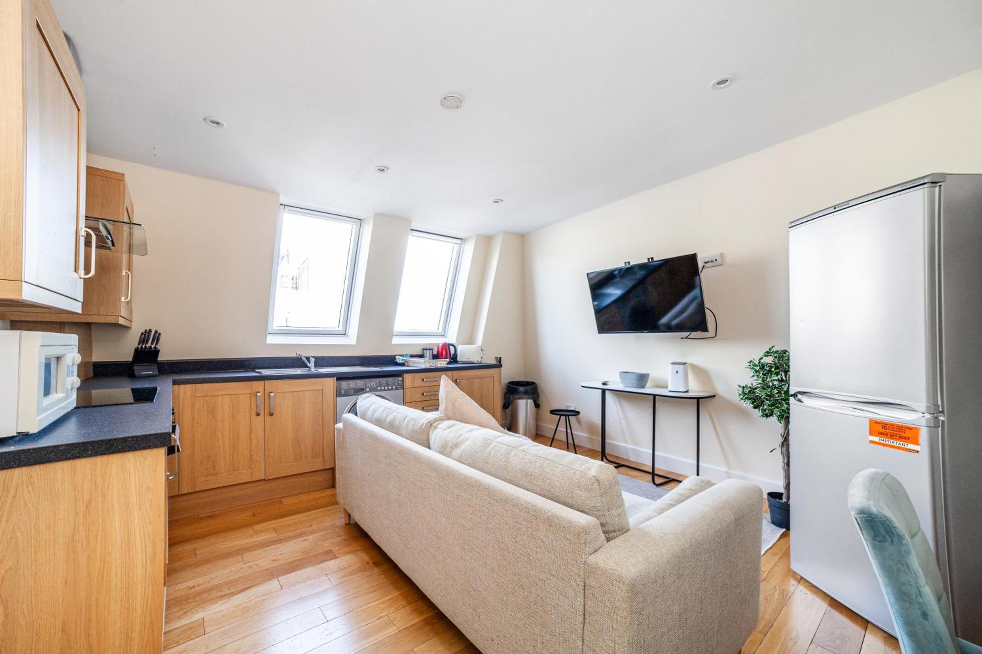 Apartment Perfect 3 King Bed Flat Near Islington London
