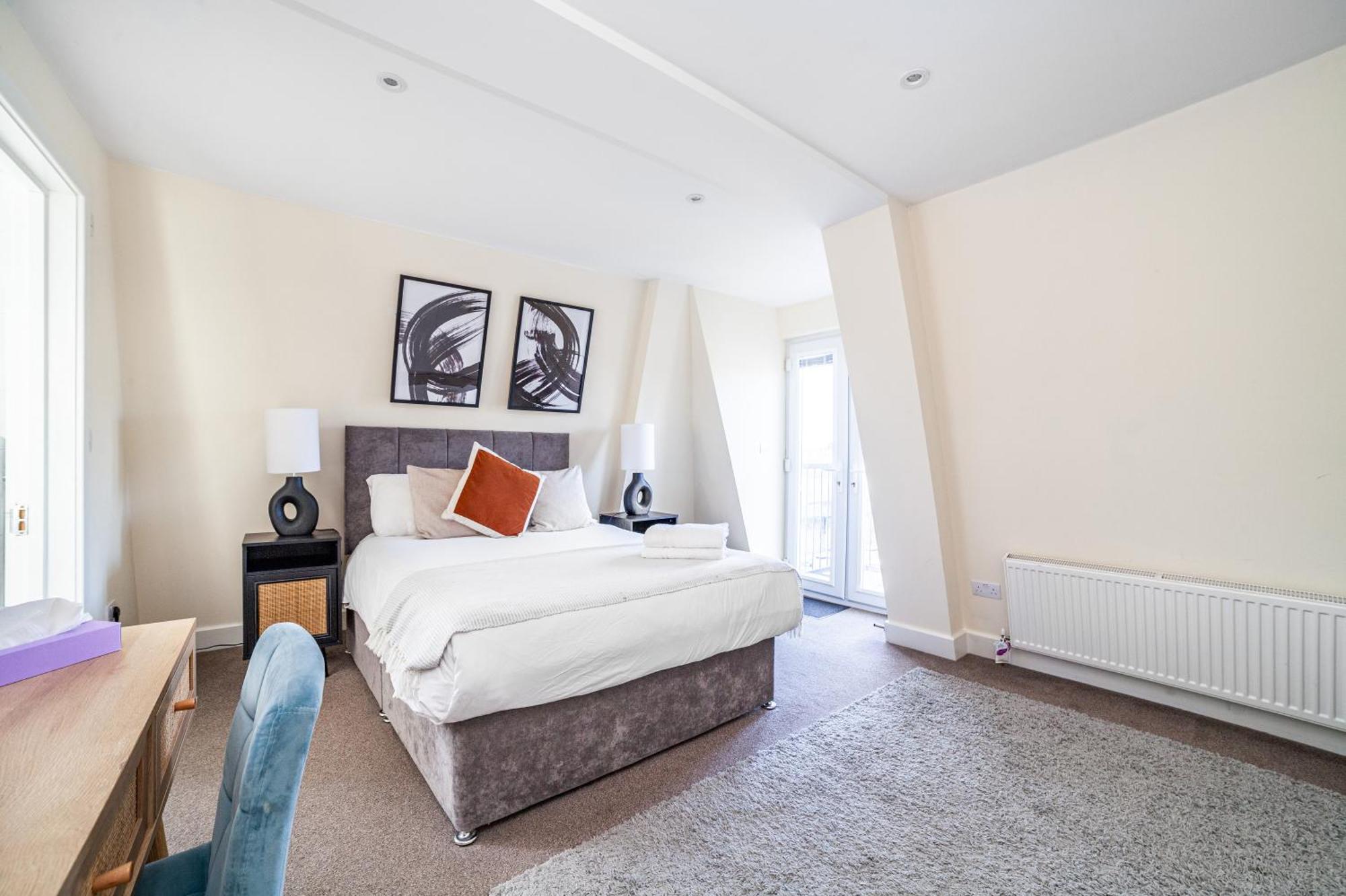 Apartment Perfect 3 King Bed Flat Near Islington London