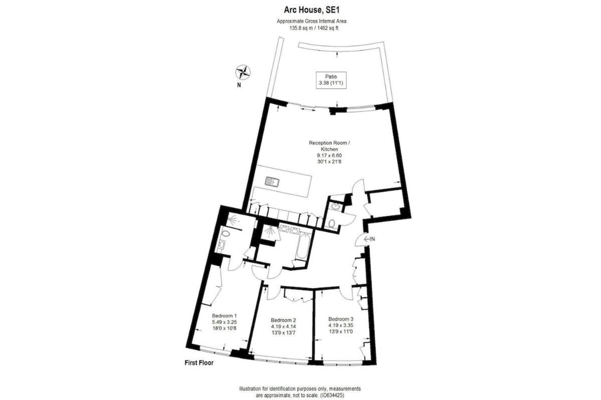 New 3 Bedroom Near Tower Bridge Apartment *