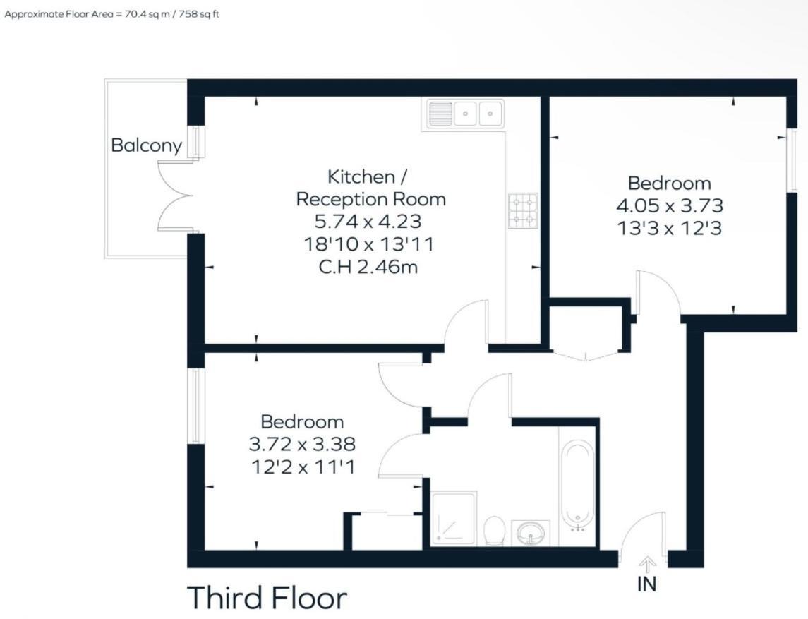 Auracasa 2 Bed O2 Canning Appartement