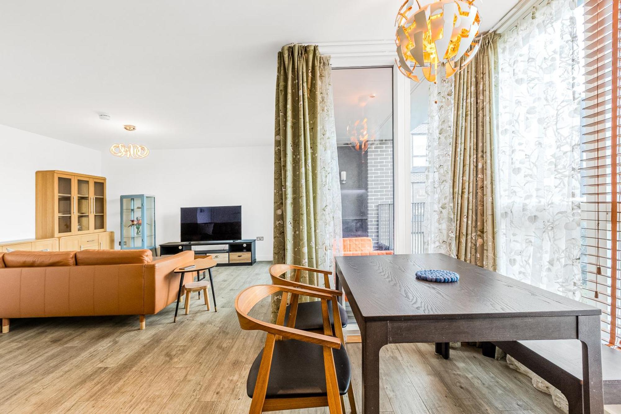Appartement Bright 1 Bdr With Terrace & Great Travel Links *