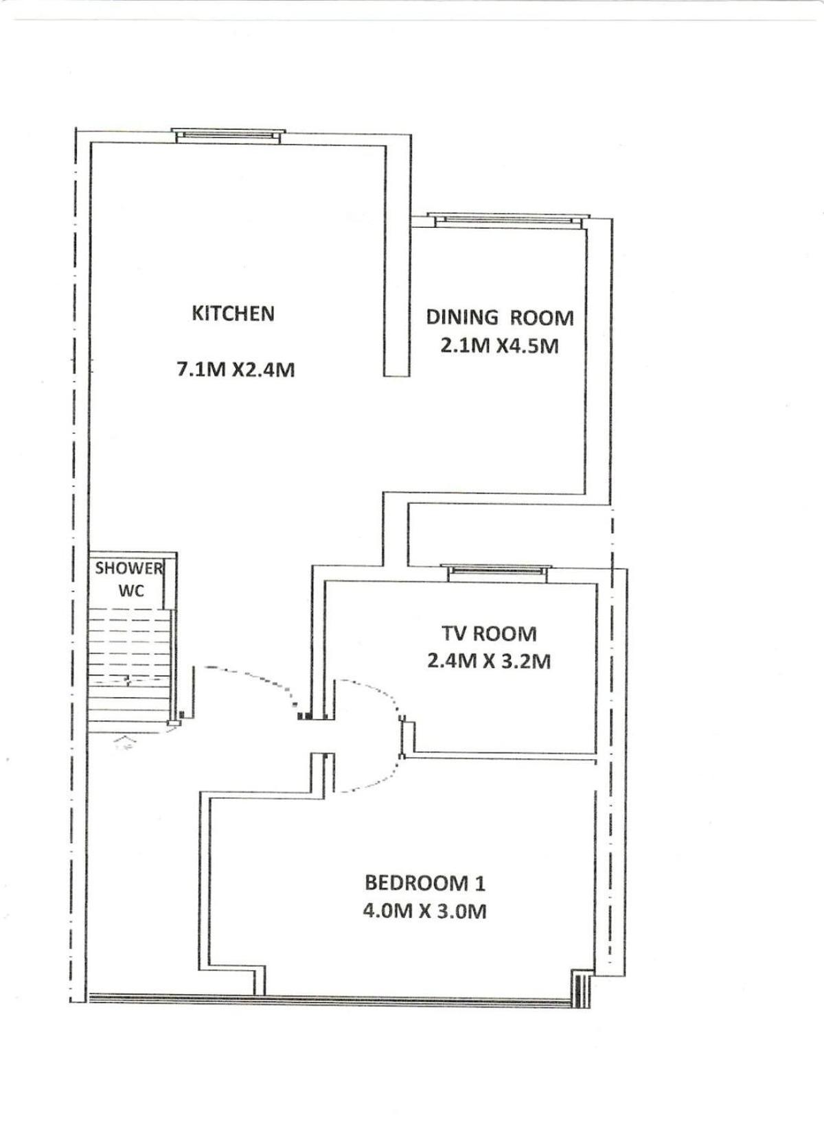 7 Bedroom, 3 Bathrooms, Garden, 20 Mins To Centre Apartment