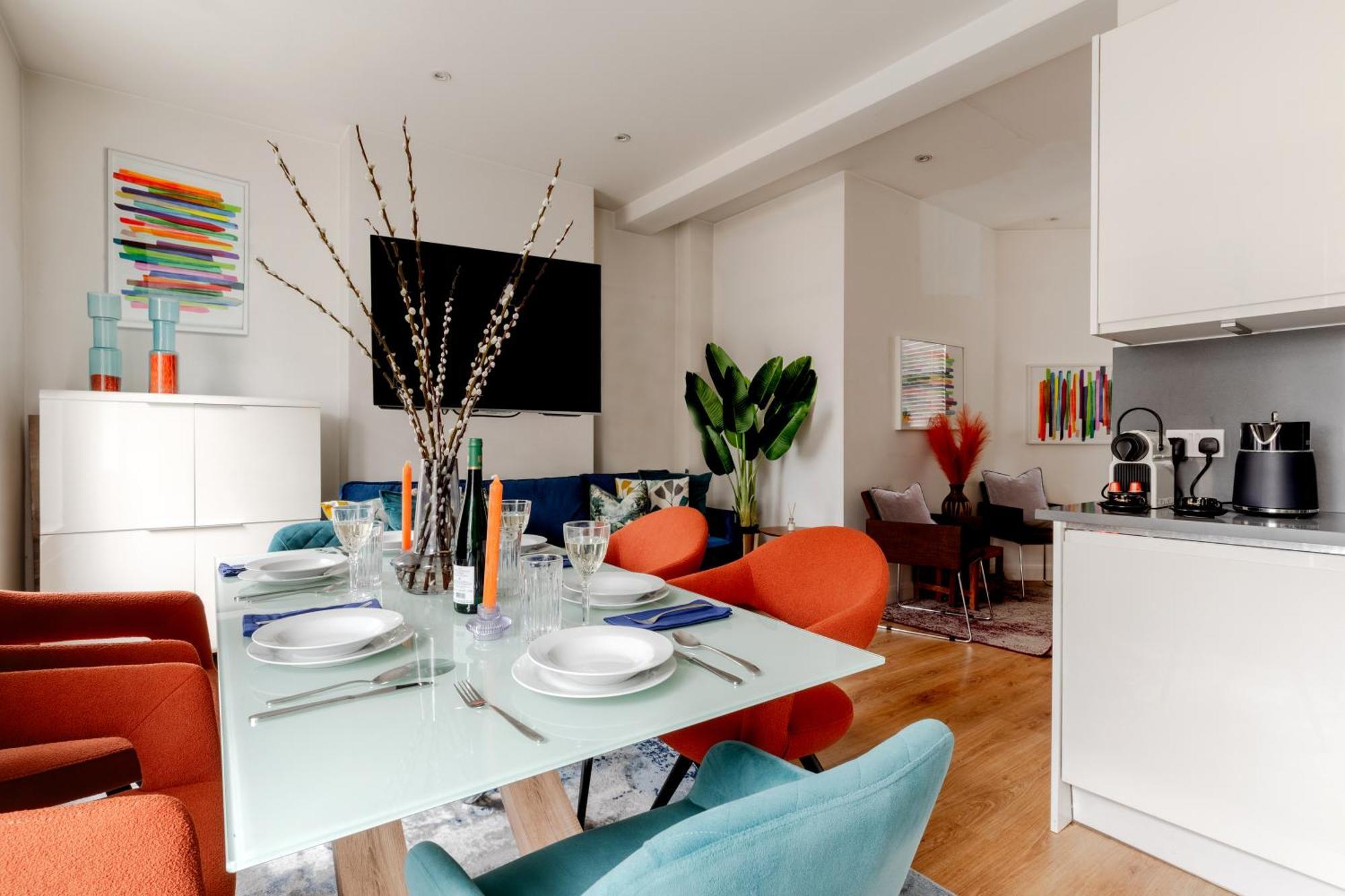 Appartement Architect's Sophisticated Private 3bed 3bath House Off Oxford St Londen