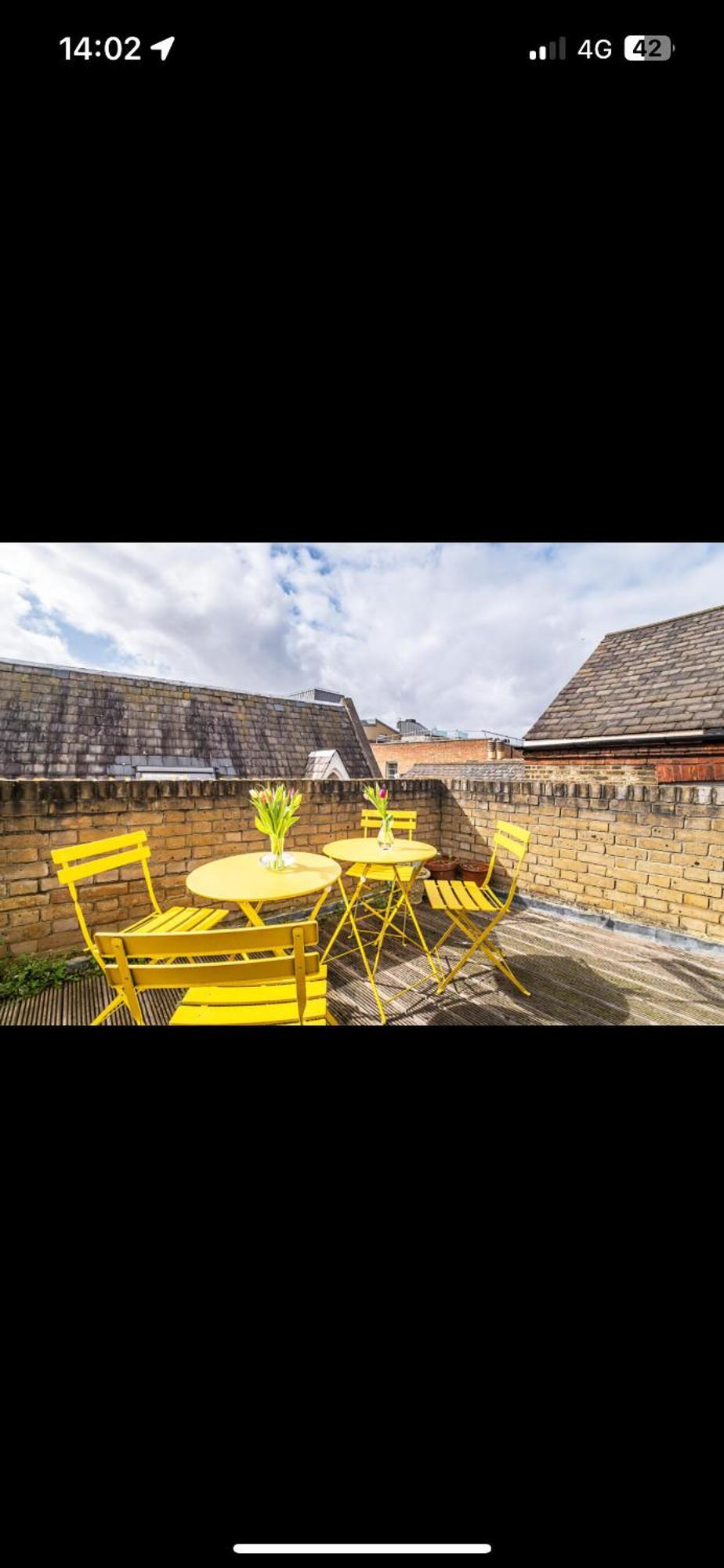 Apartment Sunny Roof Terrace 3 Bed Clapham London