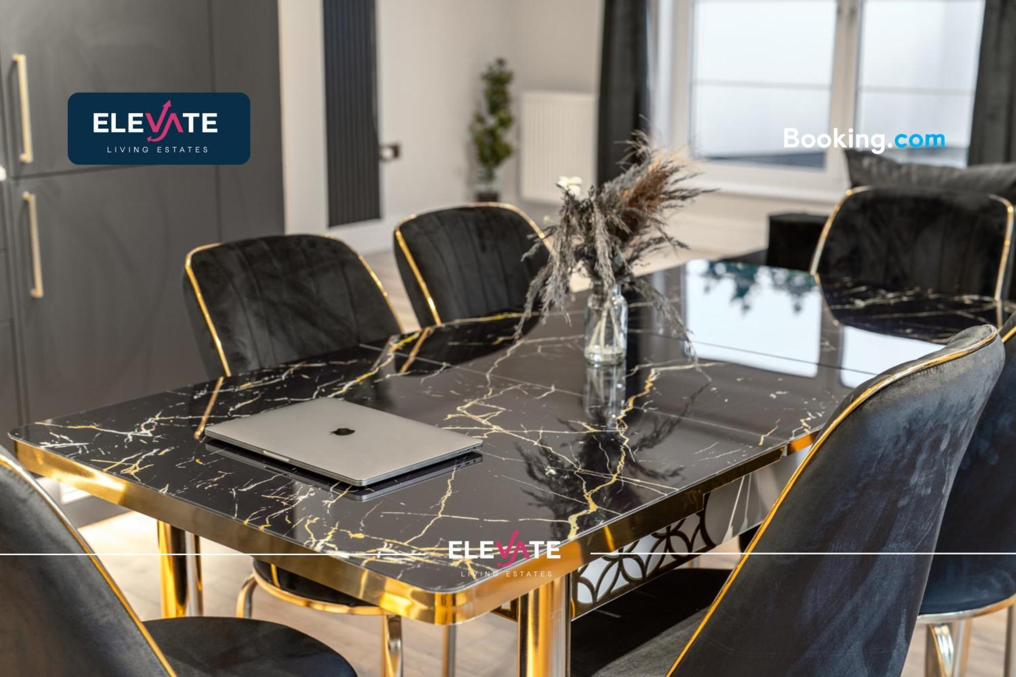 Premium Deals L Last-minute Escape L Wembley Stadium Location, Free Parking, Sleeps 8 L Elevate Living Estates Short Lets & Serviced Wembley