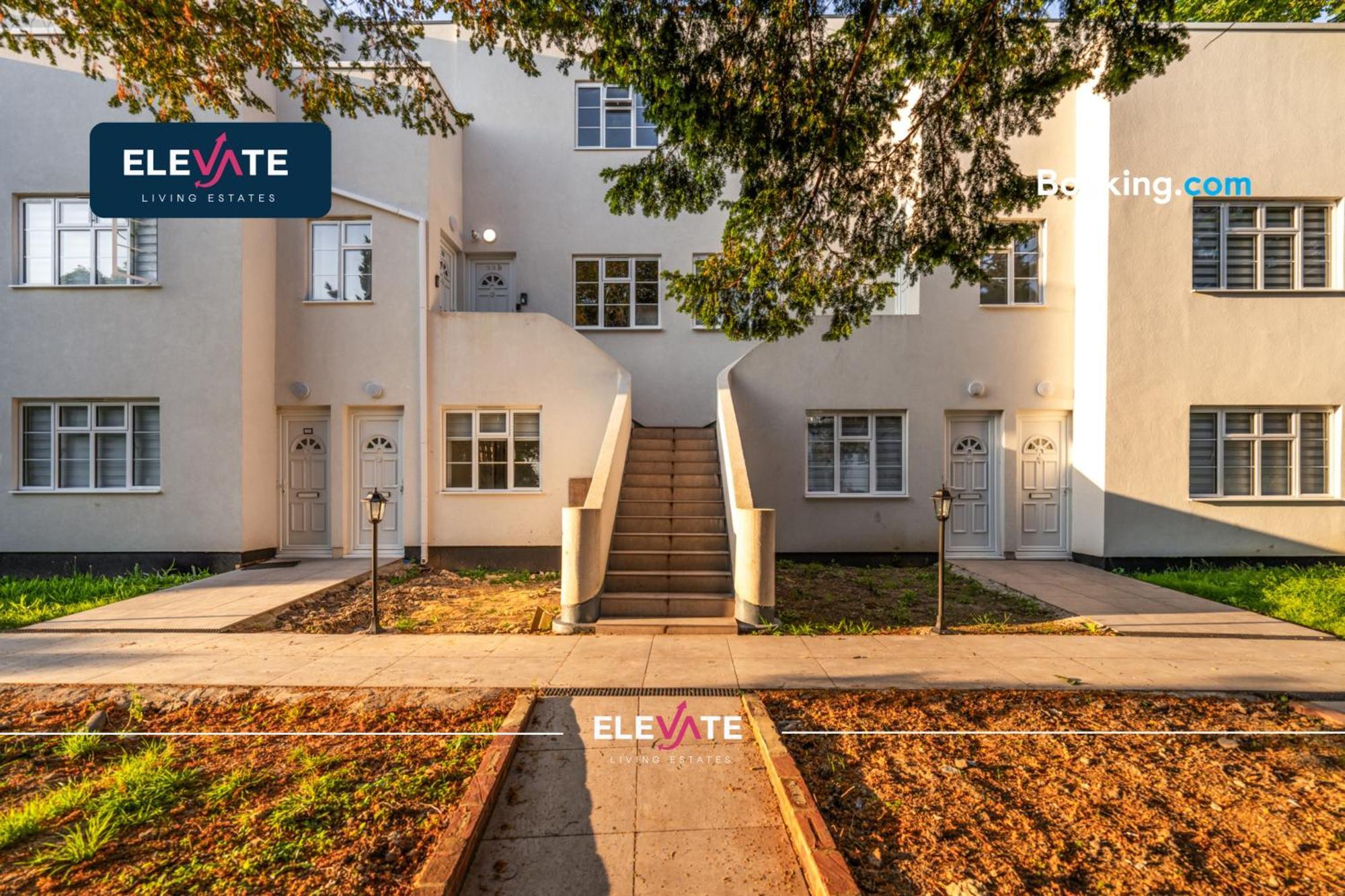 Premium Deals L Last-minute Escape L Wembley Stadium Location, Free Parking, Sleeps 8 L Elevate Living Estates Short Lets & Serviced Wembley Apartment *