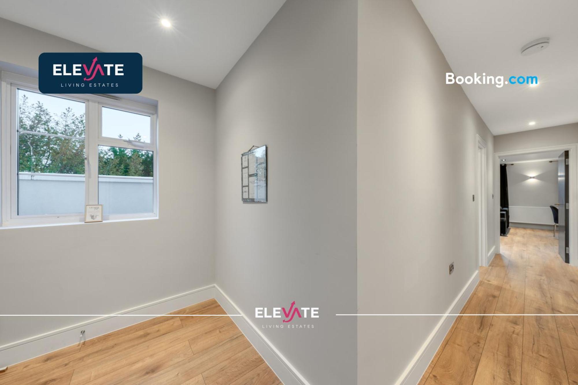 Premium Deals L Last-minute Escape L Wembley Stadium Location, Free Parking, Sleeps 8 L Elevate Living Estates Short Lets & Serviced Wembley * London
