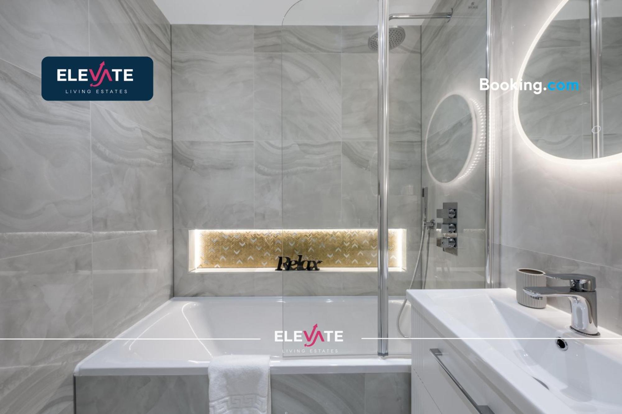 Premium Deals L Last-minute Escape L Wembley Stadium Location, Free Parking, Sleeps 8 L Elevate Living Estates Short Lets & Serviced Wembley