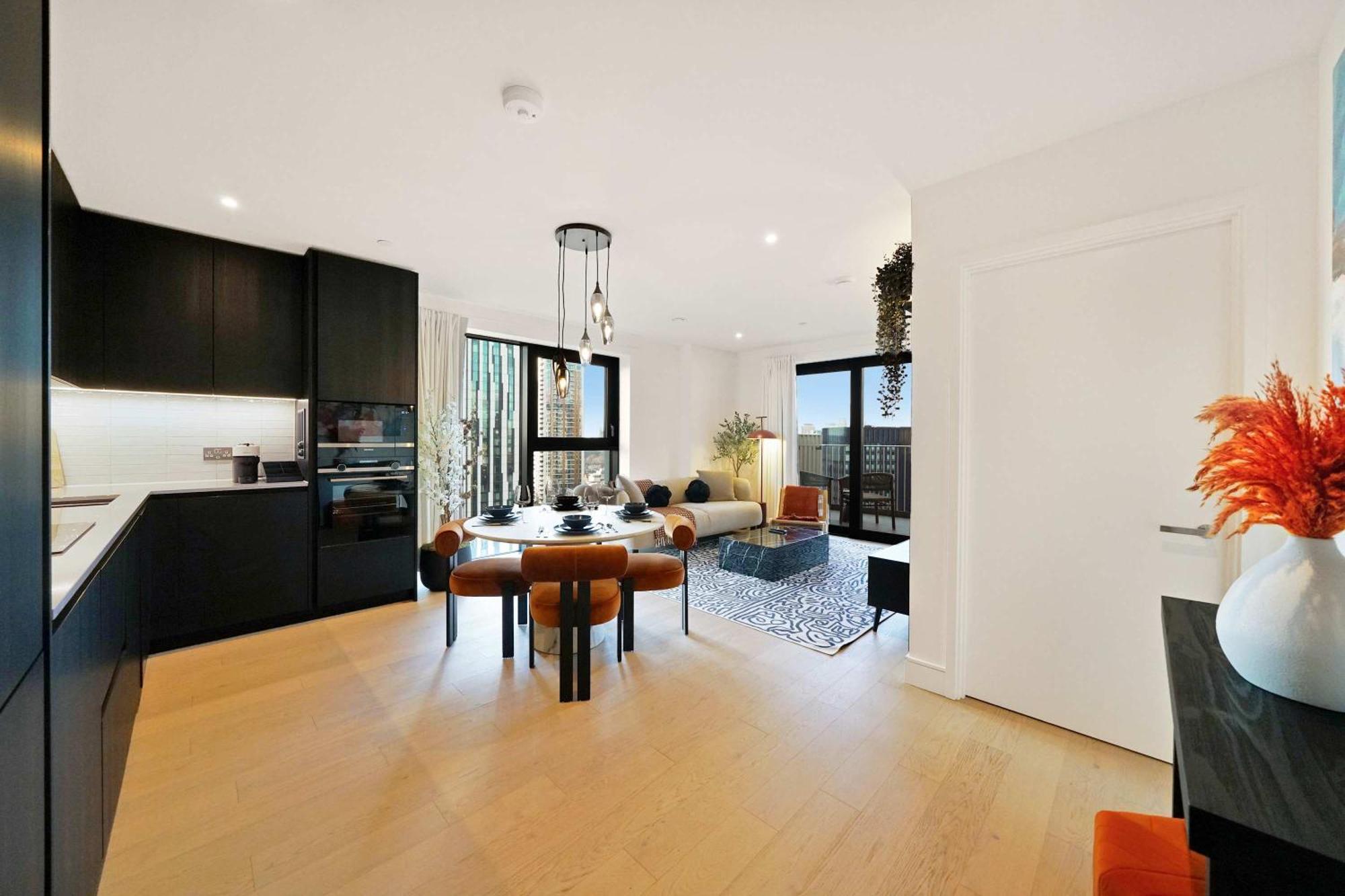 Rosso 2br & Views Appartement Londen