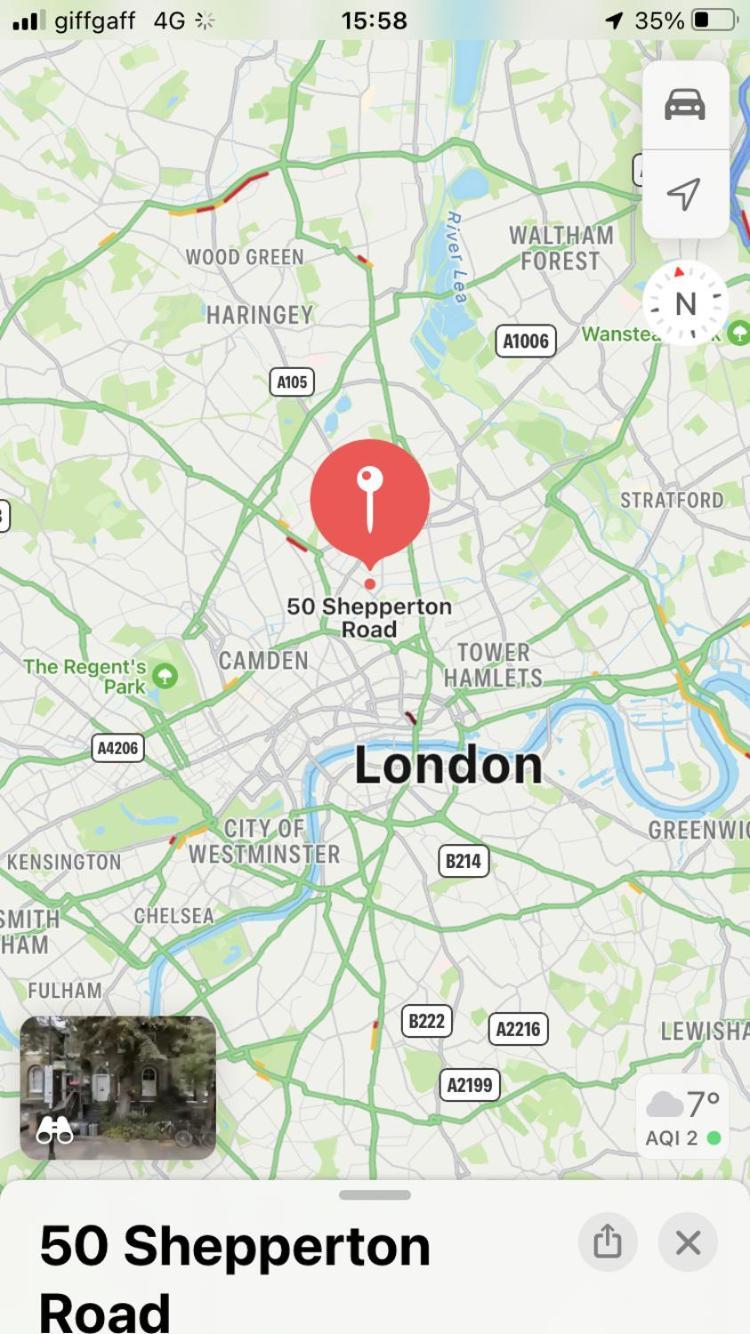 Luxury, One-bedroom Street Apartment London