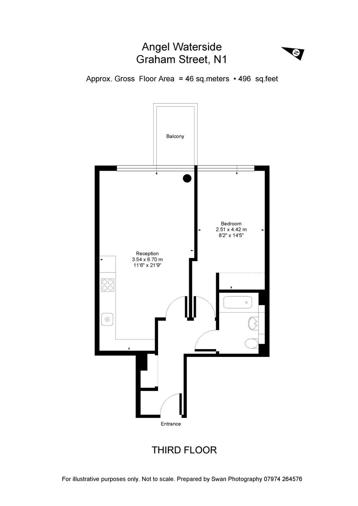 Apartment Angel Waterside - 2 To 3 People