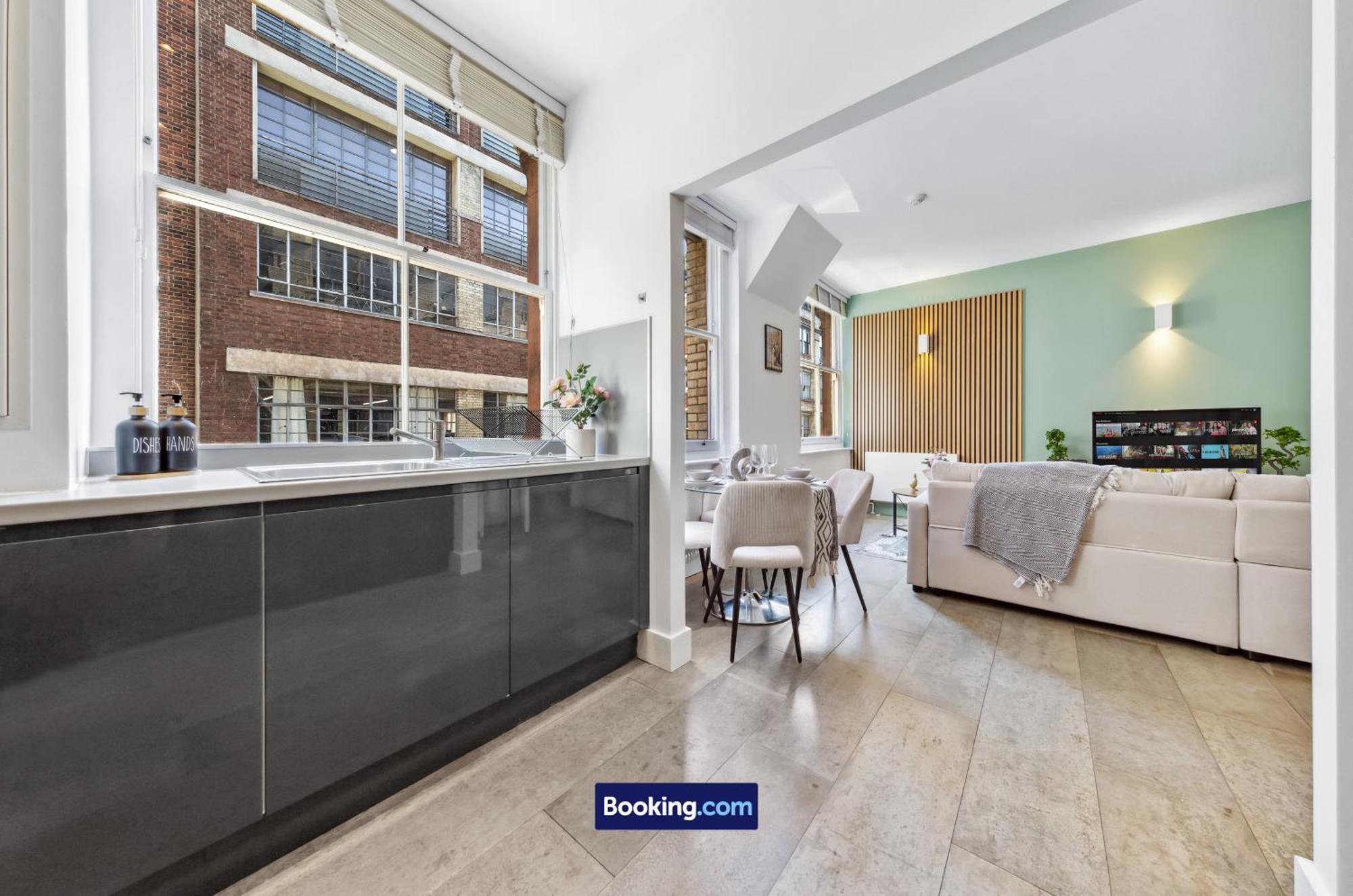 Farringdon Modern By Smart Short Lets & Serviced With Smart Tv & Free Wifi * London