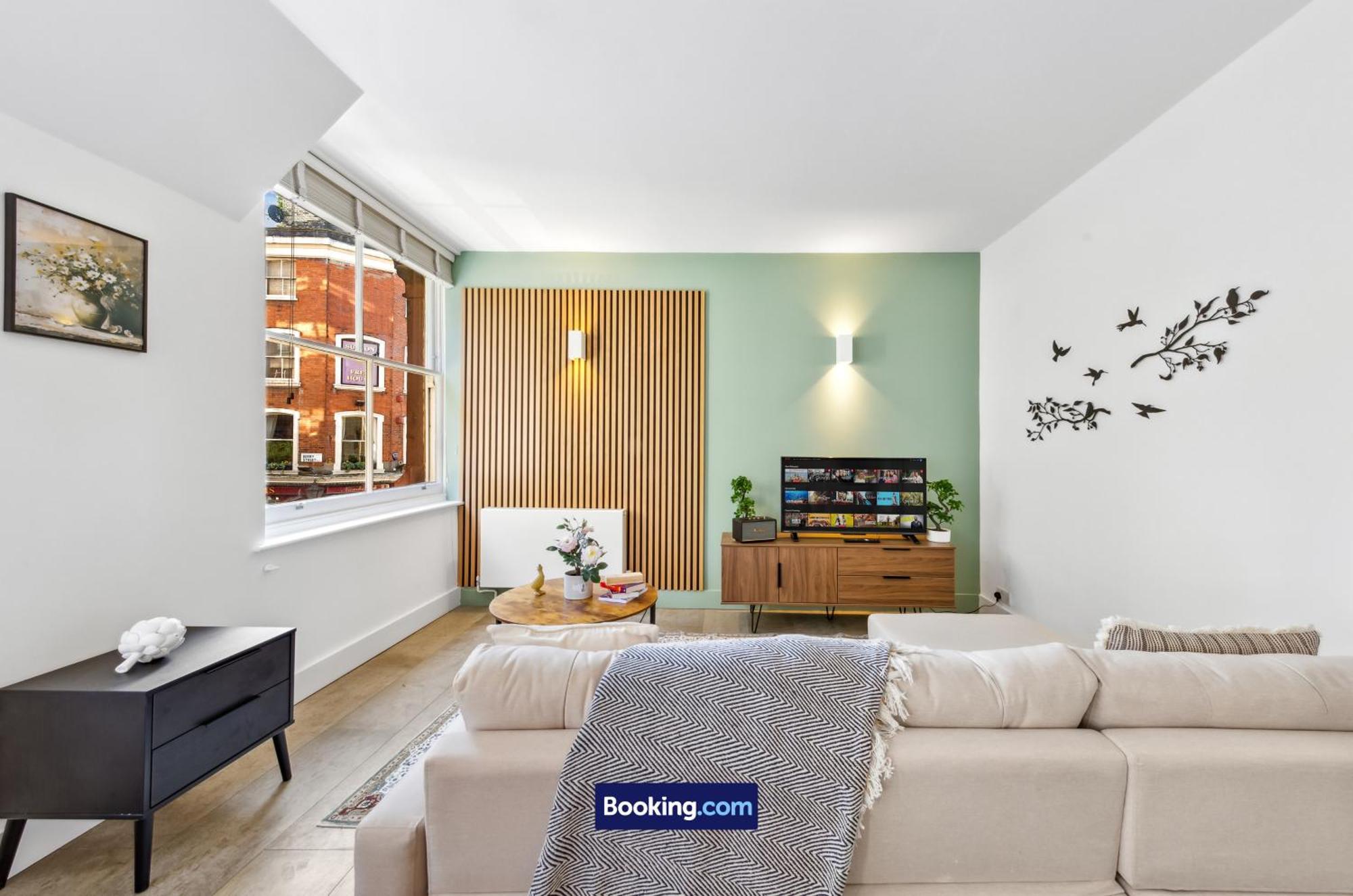 Apartment Farringdon Modern By Smart Short Lets & Serviced With Smart Tv & Free Wifi *