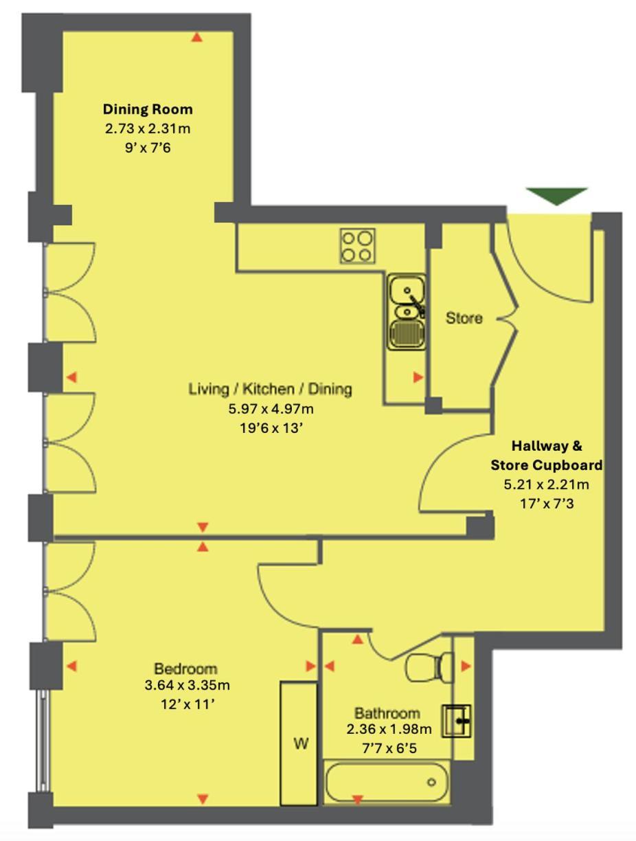 Apartment Stylish 1-bed New-build Flat Near Notting Hill