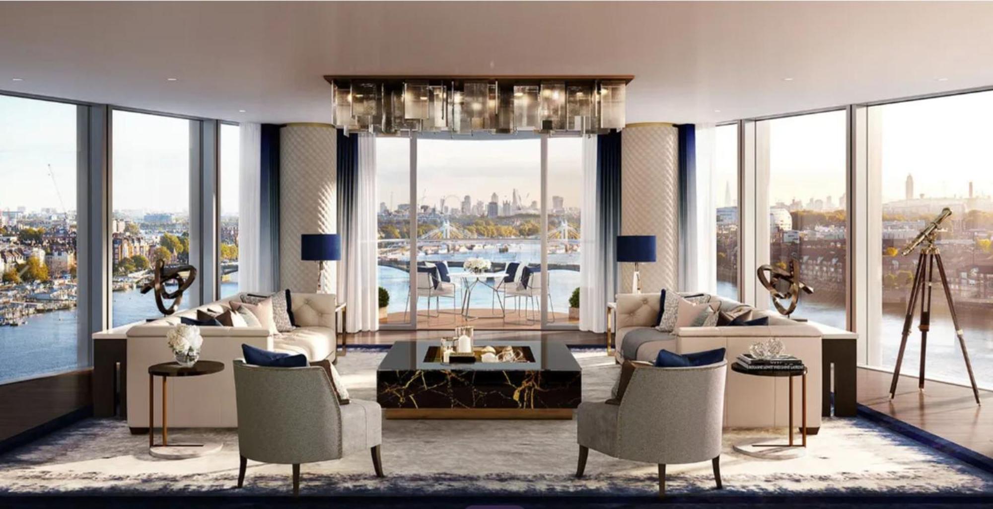 Prime Chelsea Waterfront Three Bedroom Apartment London