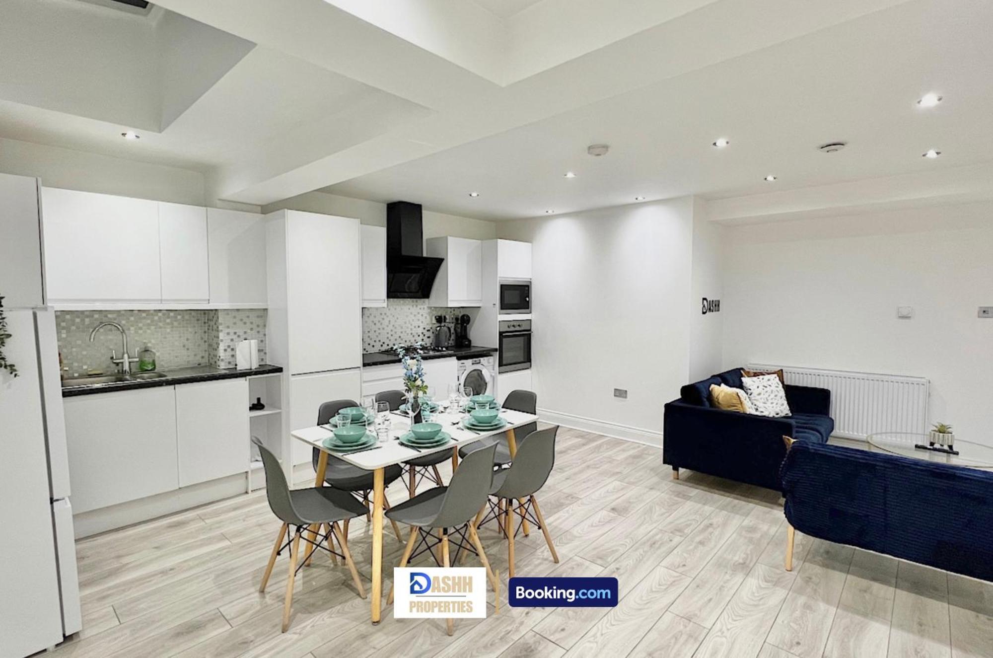 Three Bedroom By Dashh Short Lets & Serviced In Shepherds Bush Sleeps 9 With Free Wifi Ferienhaus