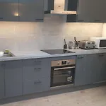 Large Bright Room With Kitchen