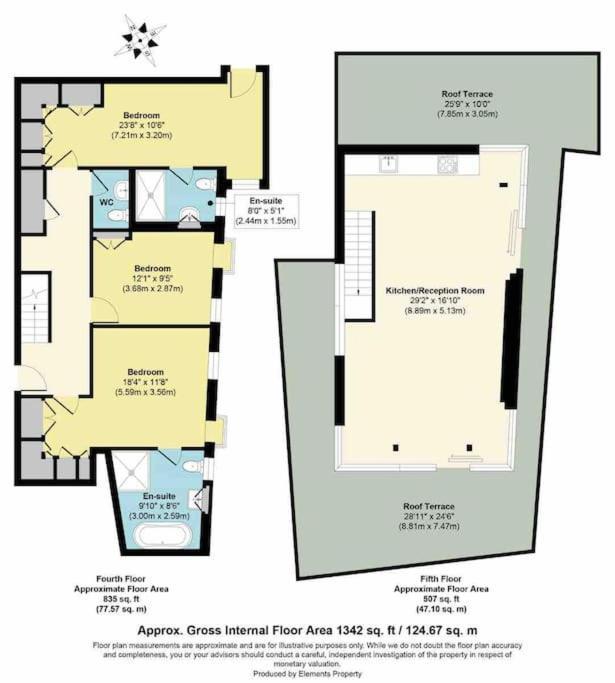 3 Bed Luxury Penthouse Hoxton Square With Terrace