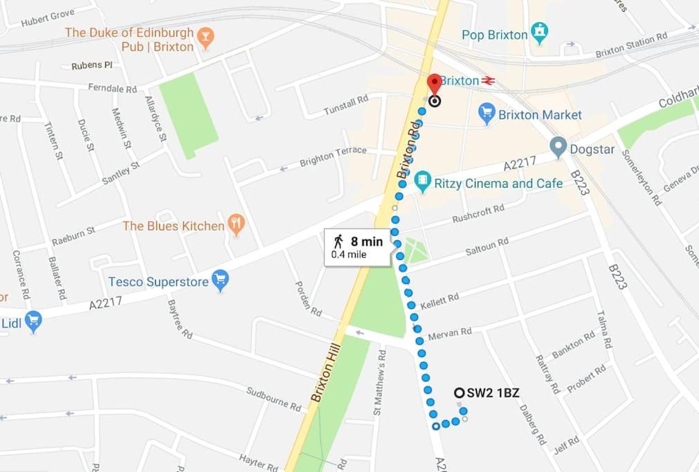 Modern And Spacious 2 Bed In Brixton Apartamento