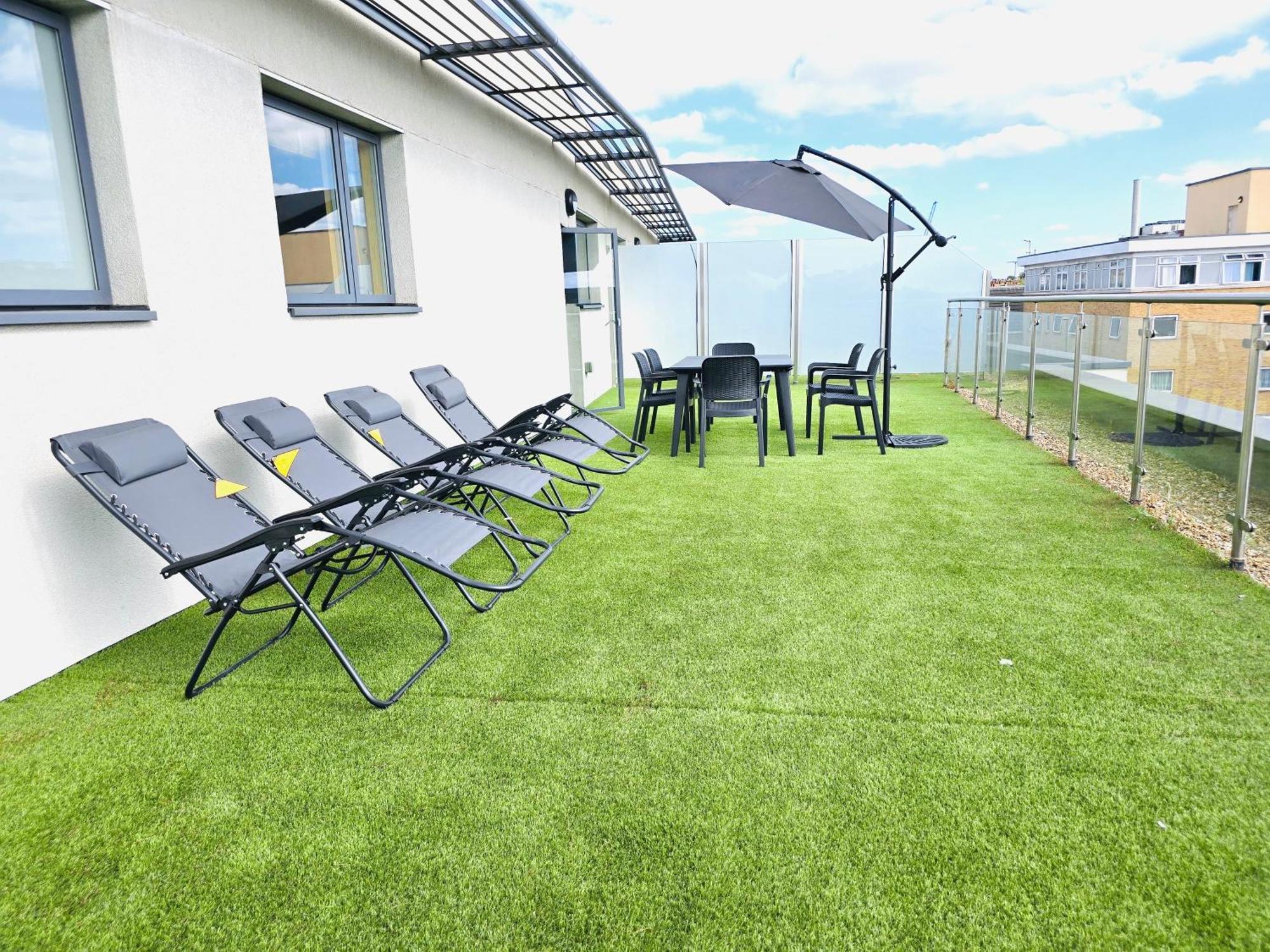 Appartement Spectacular 3Br 2Bath Rooftop Sky-Views With Parking