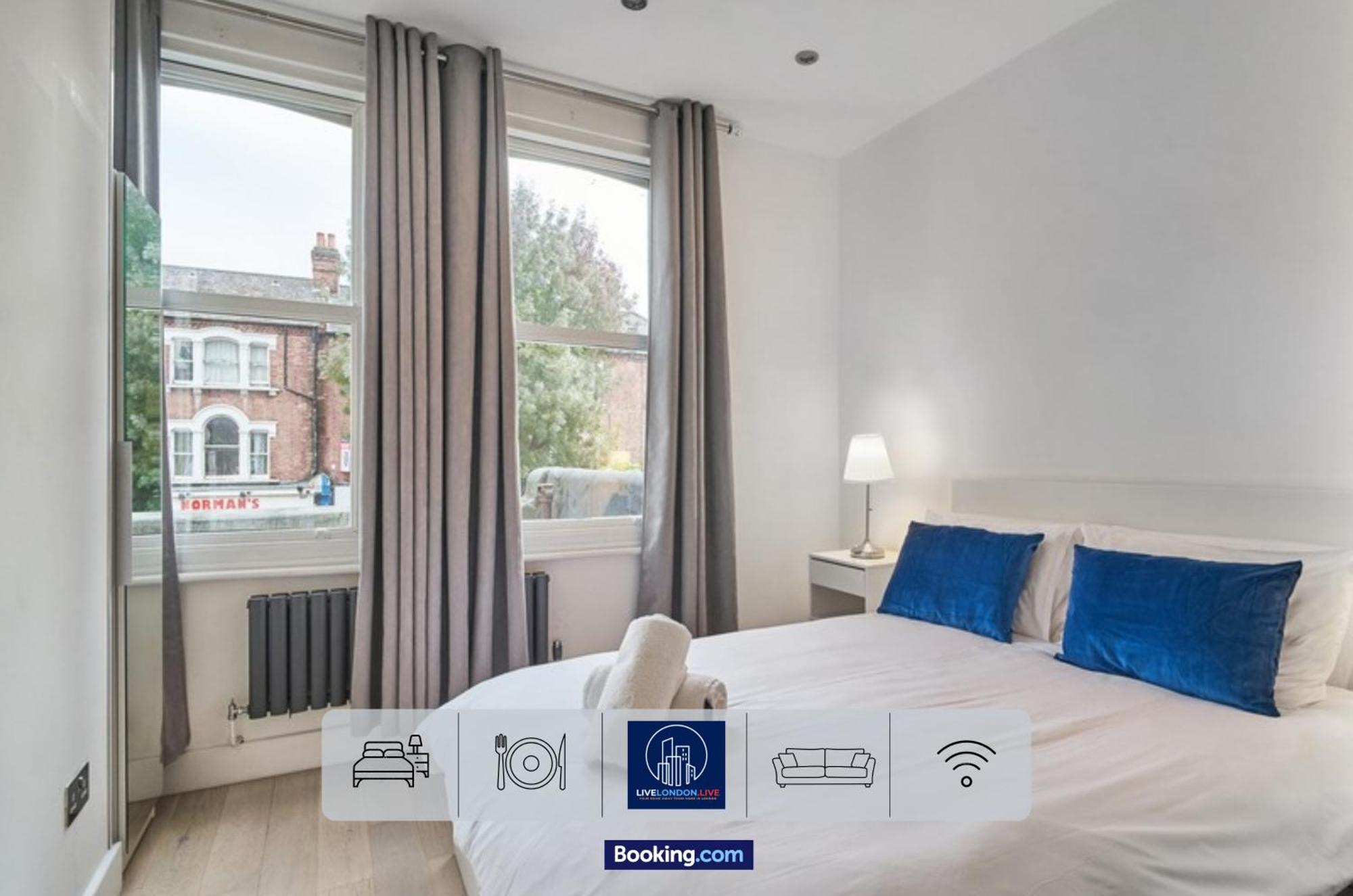 Last-minute Reserve L Exclusive Offer L Delightful 2-bedroom In Tufnell Park L Sleeps Up To 5 Guests L By Live Short Lets & Serviced L Apartment *