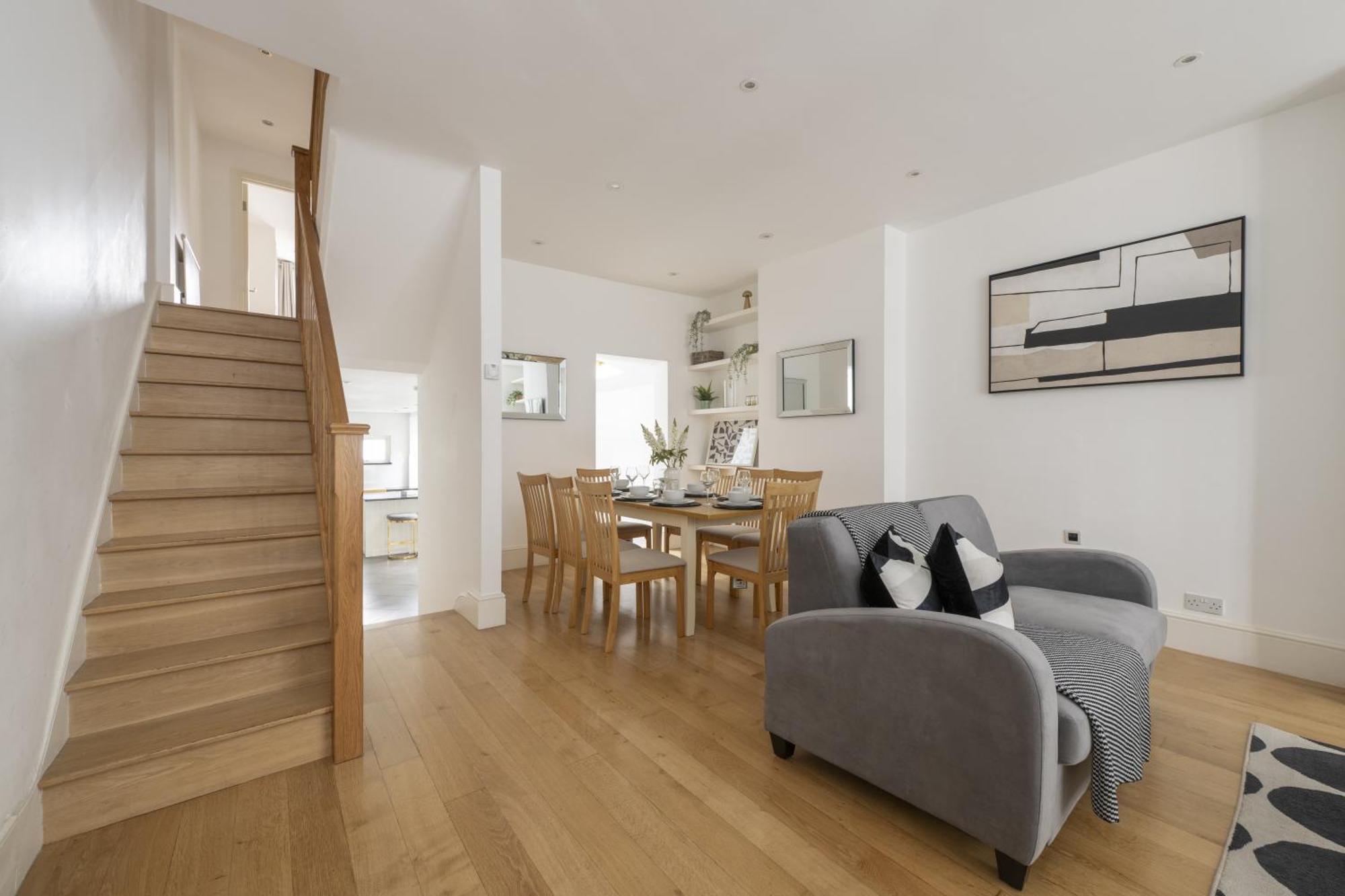 Fulham Spacious & Luxe House With Parking & Garden Appartement Londen
