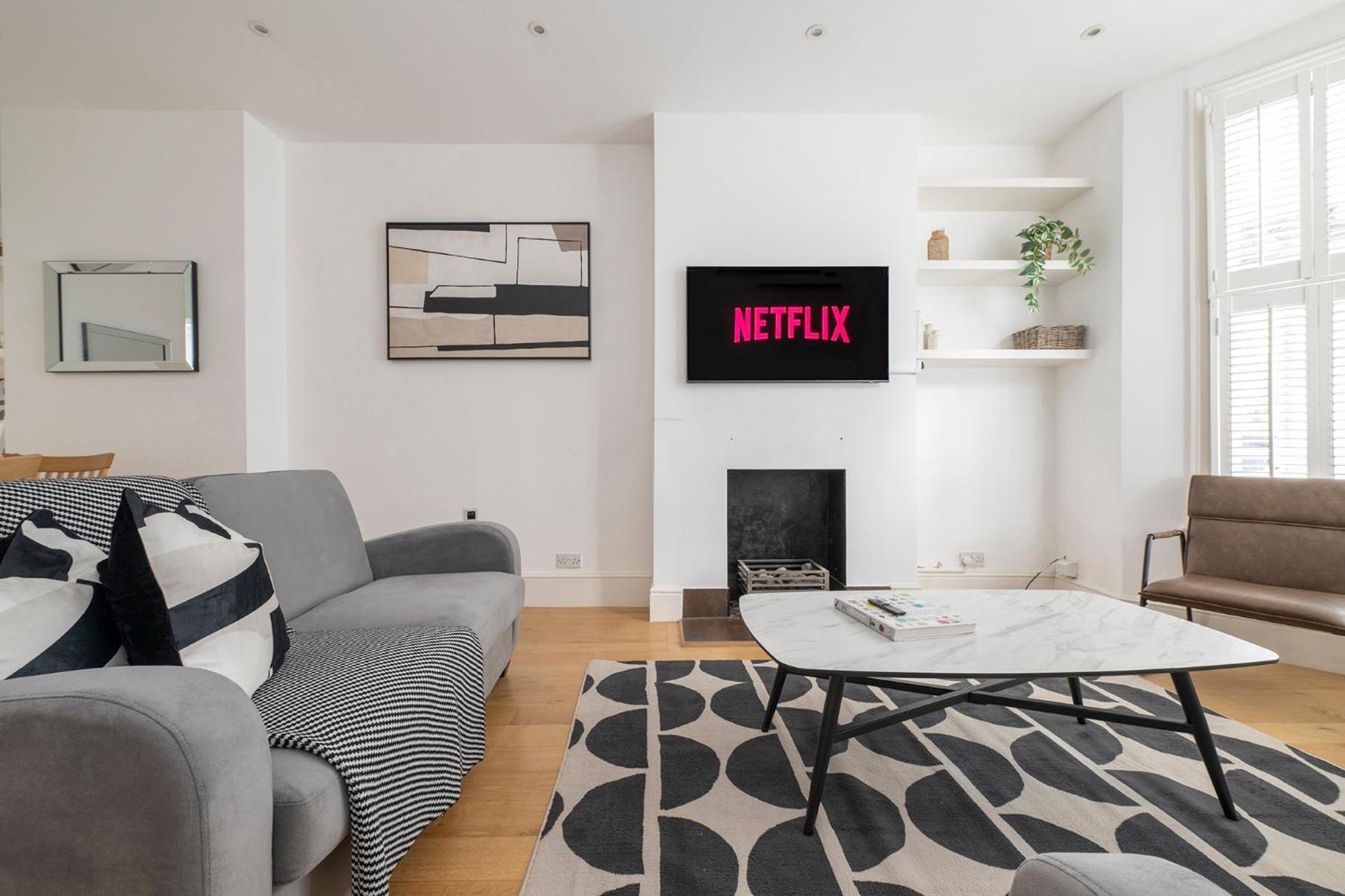 Fulham Spacious & Luxe House With Parking & Garden Appartement Londen