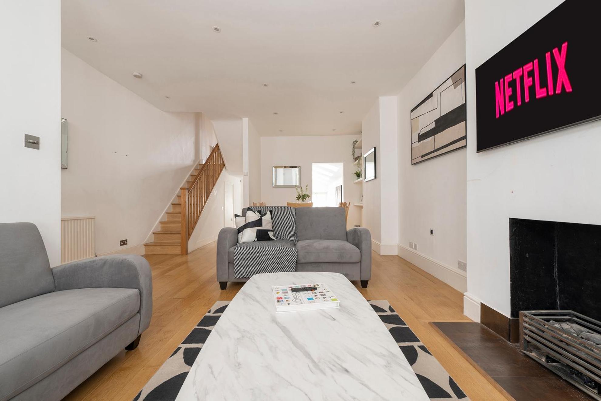 Fulham Spacious & Luxe House With Parking & Garden * Londen