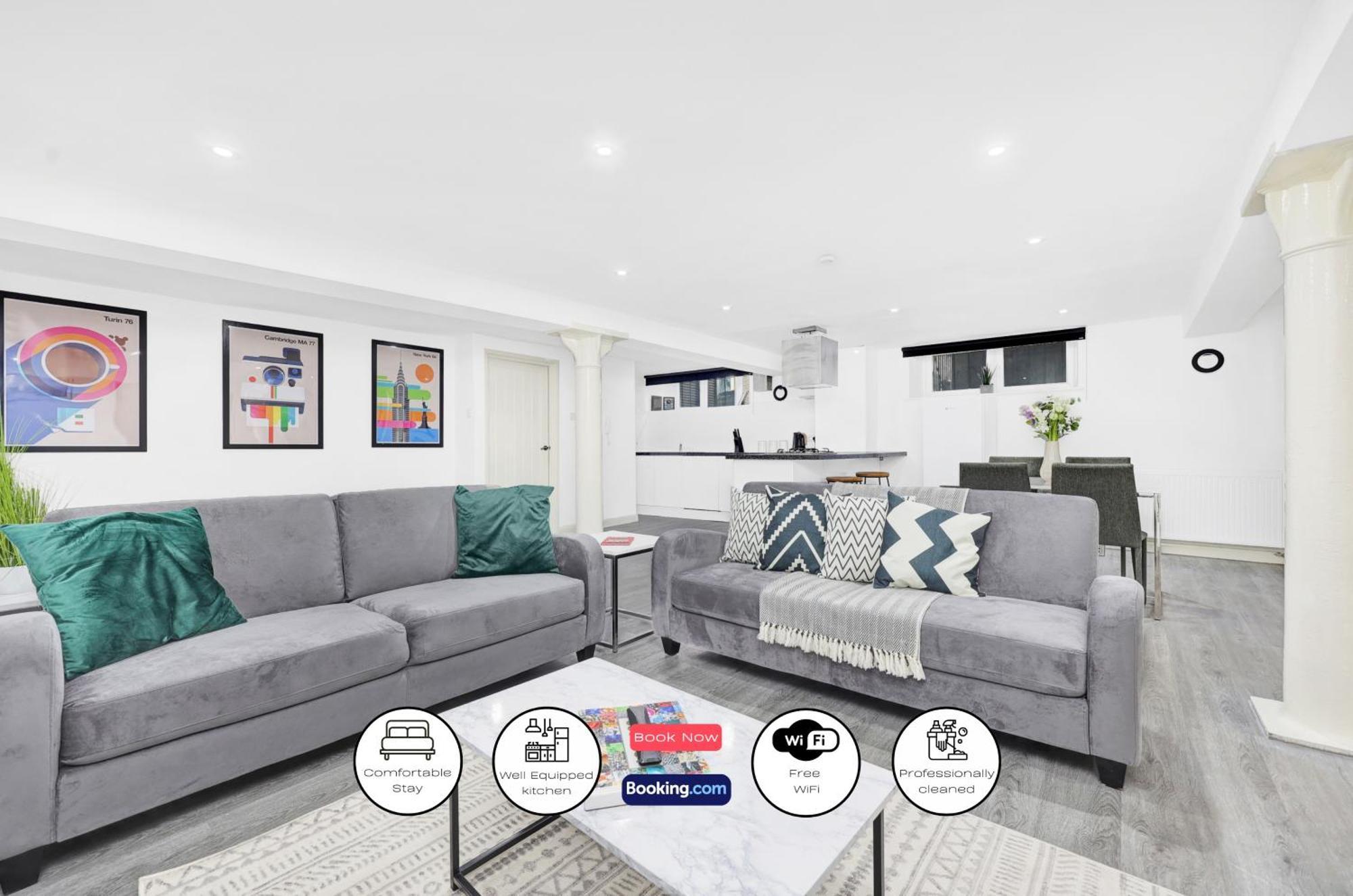 2 Bed Basement Short Term & Flexible Renting Shoreditch With Free Wifi ! Londres