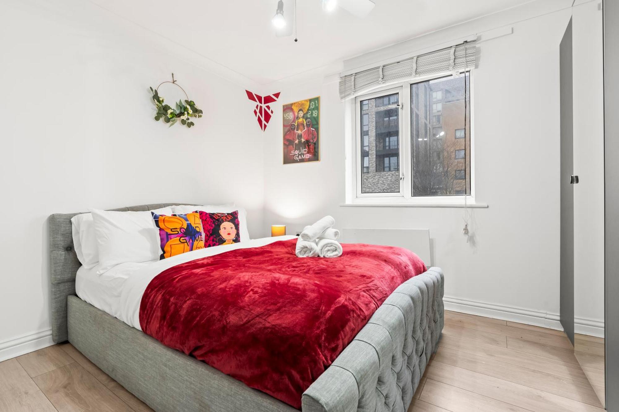 Holiday home Cosy 3Bed- Sleeps 6 - 02 Arena Canary Wharf Station- Perfect For Contractors, Families And Groups *