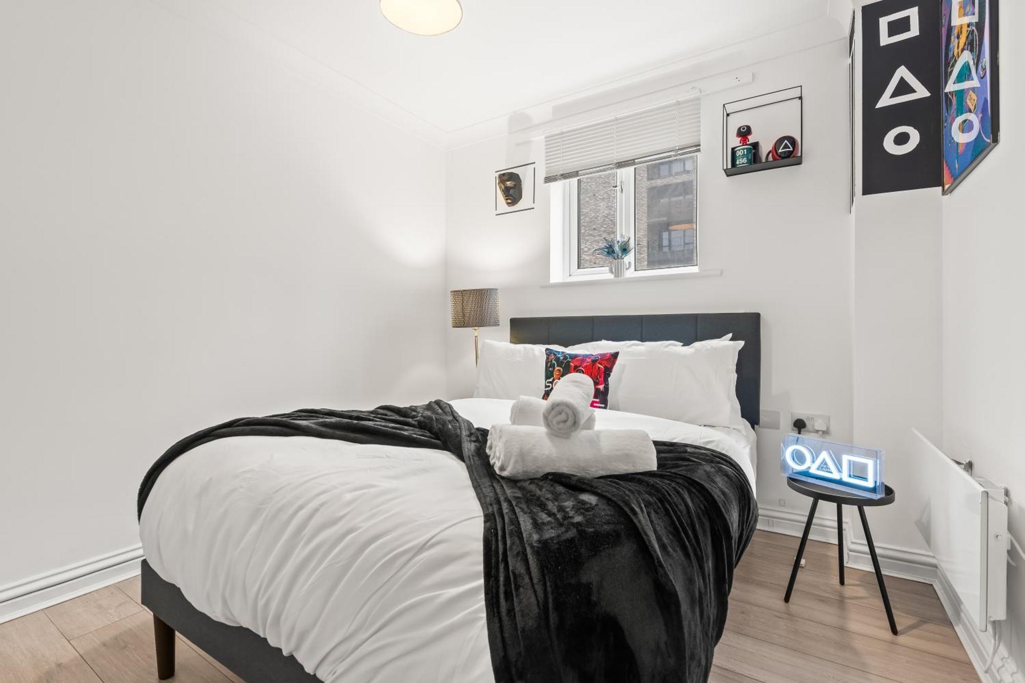 Cosy 3Bed- Sleeps 6 - 02 Arena Canary Wharf Station- Perfect For Contractors, Families And Groups * London